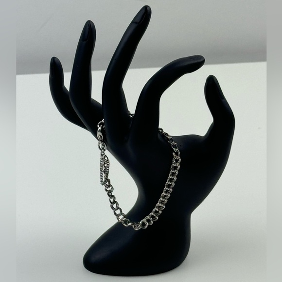 James Avery Sterling Silver Curb Charm Bracelet Signed Lobster Claw 7” W…​​ - Picture 3 of 7